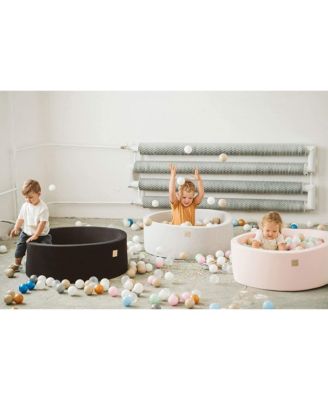 Large Round 35 x 11.5 Inch Baby Foam Ball Pit with 200 2.75 Inch Balls