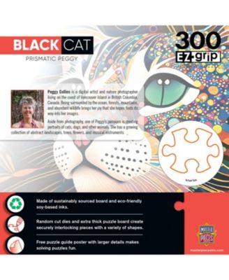 Black Cats - Prismatic Peggy 300 Piece EZ Grip Jigsaw Puzzle
