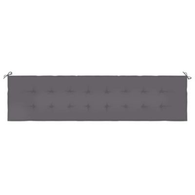 Garden Bench Cushion Anthracite Oxford fabric (100% polyester)