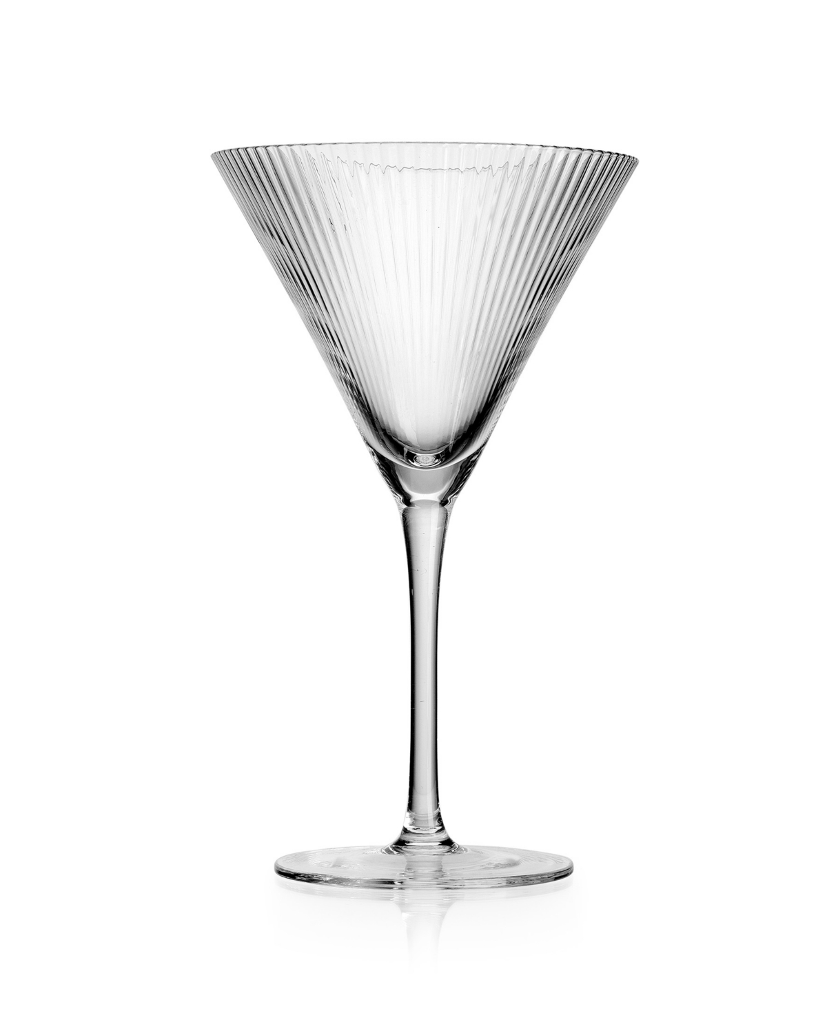 Godinger Sullivan Street Fluted Martini Glasses, Set Of 4
