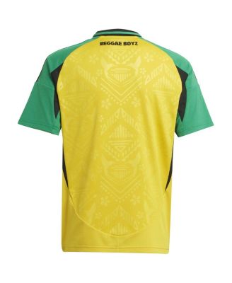 Big Boys and Girls Yellow Jamaica National Team 2024 Home Replica Jersey