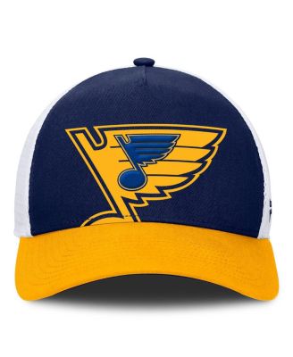 Men's Blue/Gold St. Louis Blues Authentic Pro A-Frame Rink Adjustable Hat