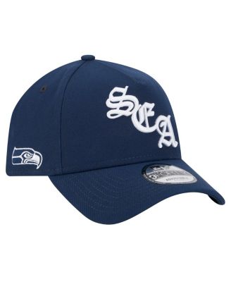 New Era - Men's College Navy Seattle Seahawks Mystic 9FORTY A-Frame Adjustable Hat