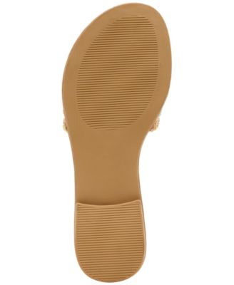 Friendship Embellished Slide Flat Sandals
