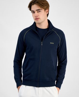 BOSS - Men's Mix & Match Full-Zip Pajama Track Jacket
