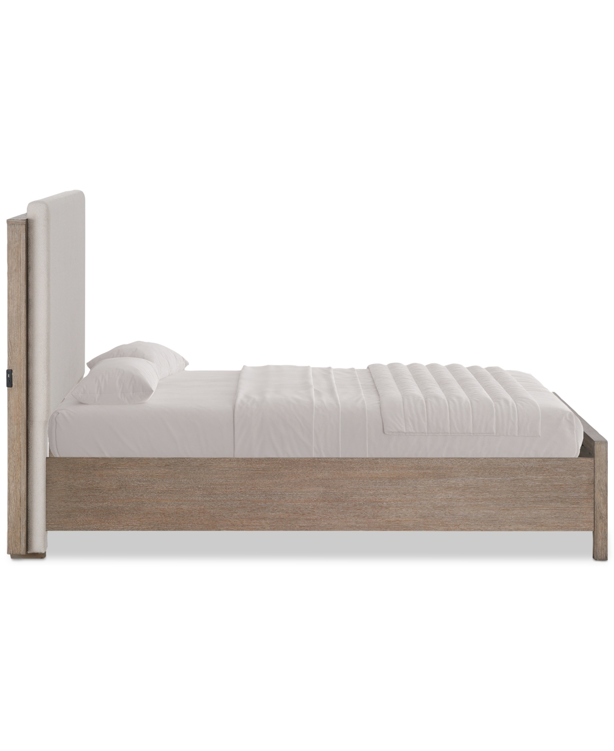 Macy's Portmore California King Upholstered Bed, Created For  In Brown
