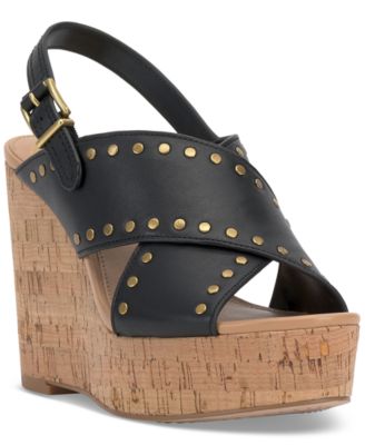 Vince Camuto - Women's Ellna Studded Platform Wedge Sandals