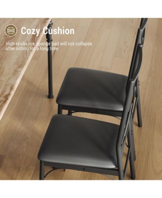 Dining Table Set for 4, Modern Kitchen Table and Chairs Set of 4,Designed to Comfortably Accommodate 4 to 6 People, Perfect for Small Spaces Like Apartments