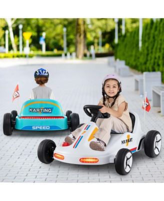 12V Kids Electric Go Kart 7AH Battery Powered Ride on Race Toy with Remote Control