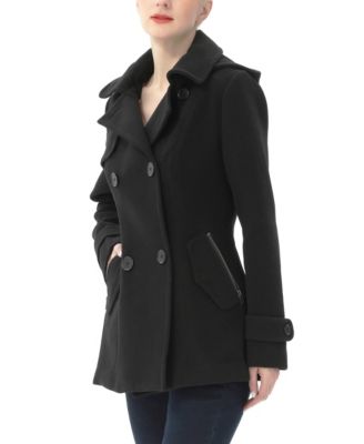 Women's Mira Wool Blend Hooded Pea Coat
