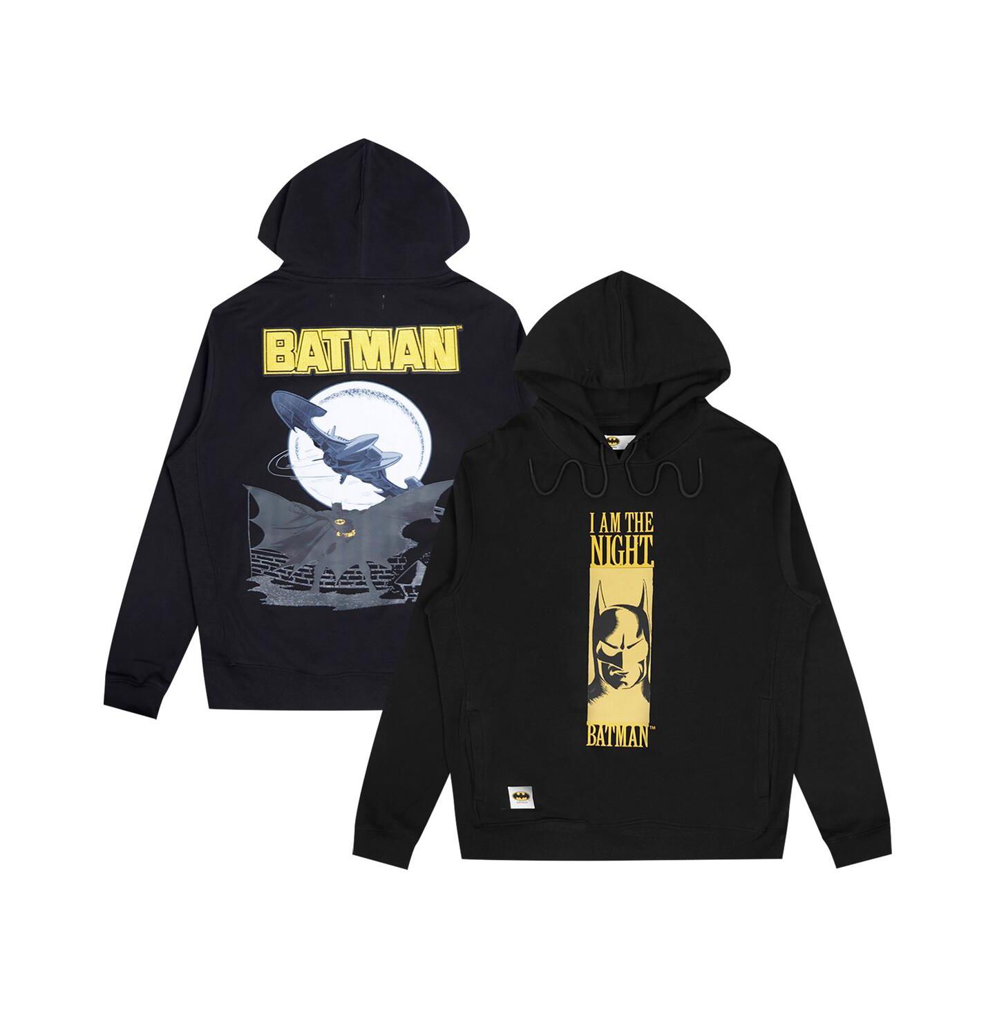 Мужское худи Freeze Max Black Batman Comics I Am The Night Pullover — фото 1