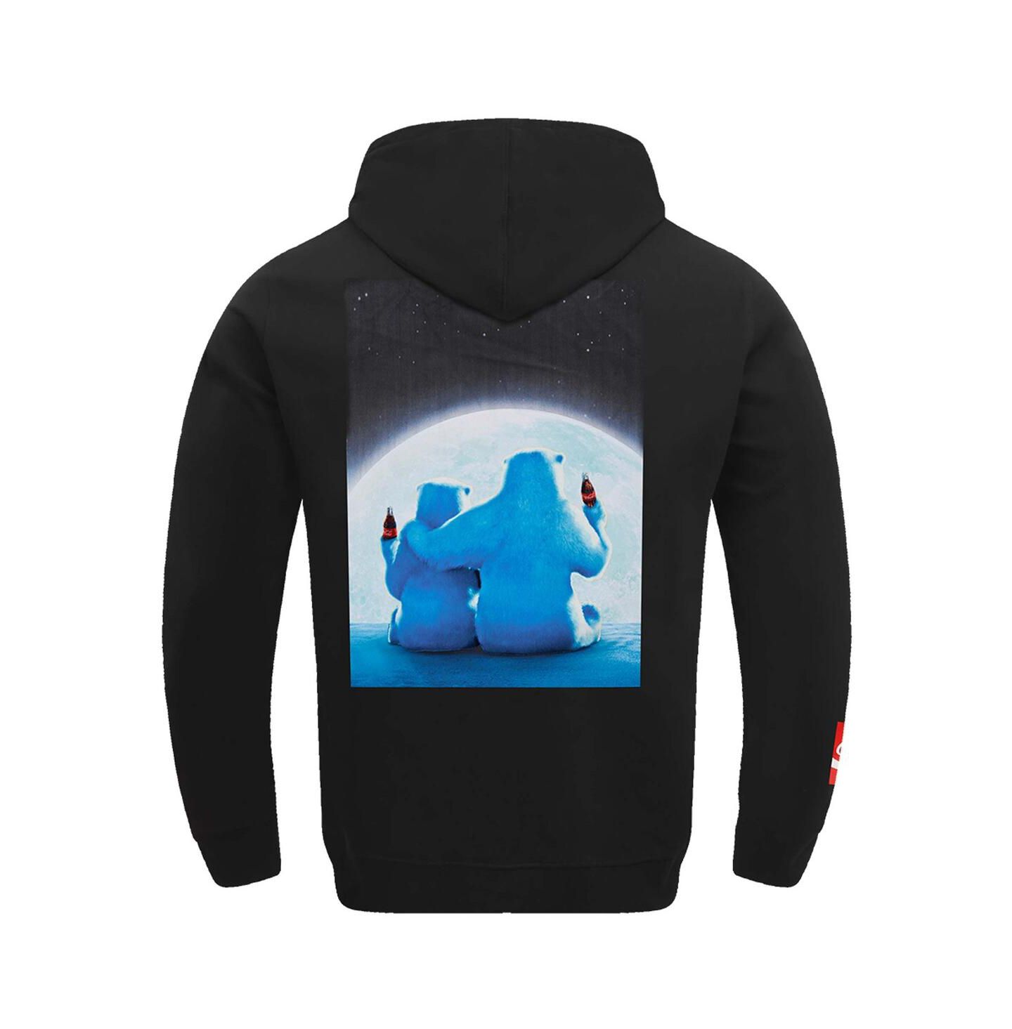 Мужское худи Freeze Max Black Coca-Cola Sharing A Coke Pullover — фото 4