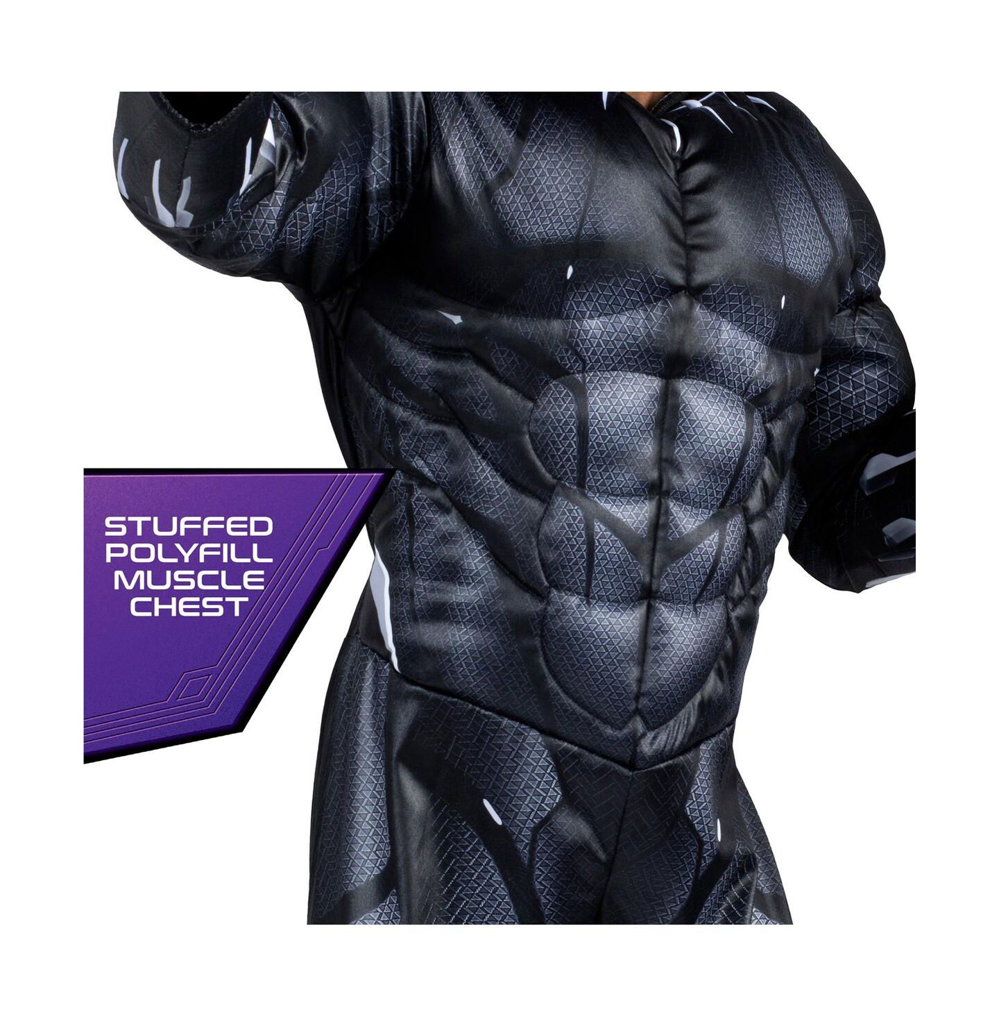 Jazwares Big Boys and Girls Black Panther Qualux Costume — фото 2