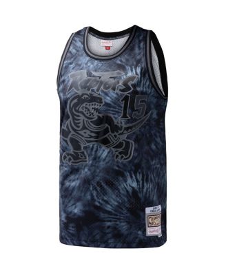 Men's Vince Carter Black Toronto Raptors Hardwood Classics 1998/99 Tie-Dye Swingman Jersey
