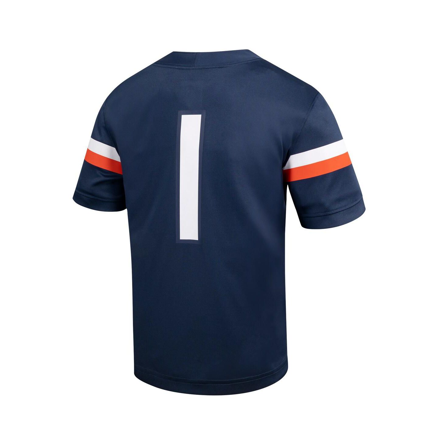 Детский топ Nike 1 Navy Virginia Cavaliers Untouchable Football Jersey — фото 2
