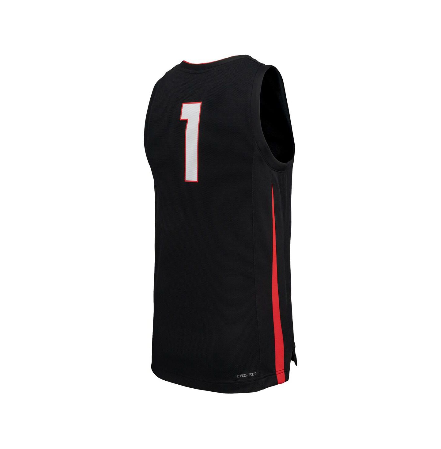 Мужской топ Nike Black Gonzaga Bulldogs Replica Basketball Jersey — фото 3