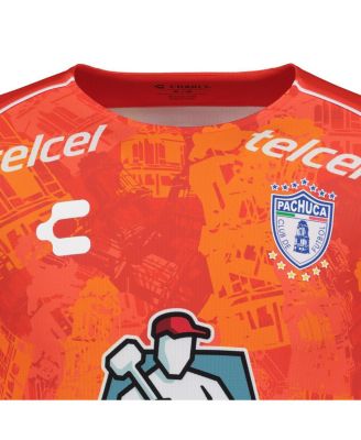 Men's Orange C.F. Pachuca 2024/25 Away Authentic Jersey
