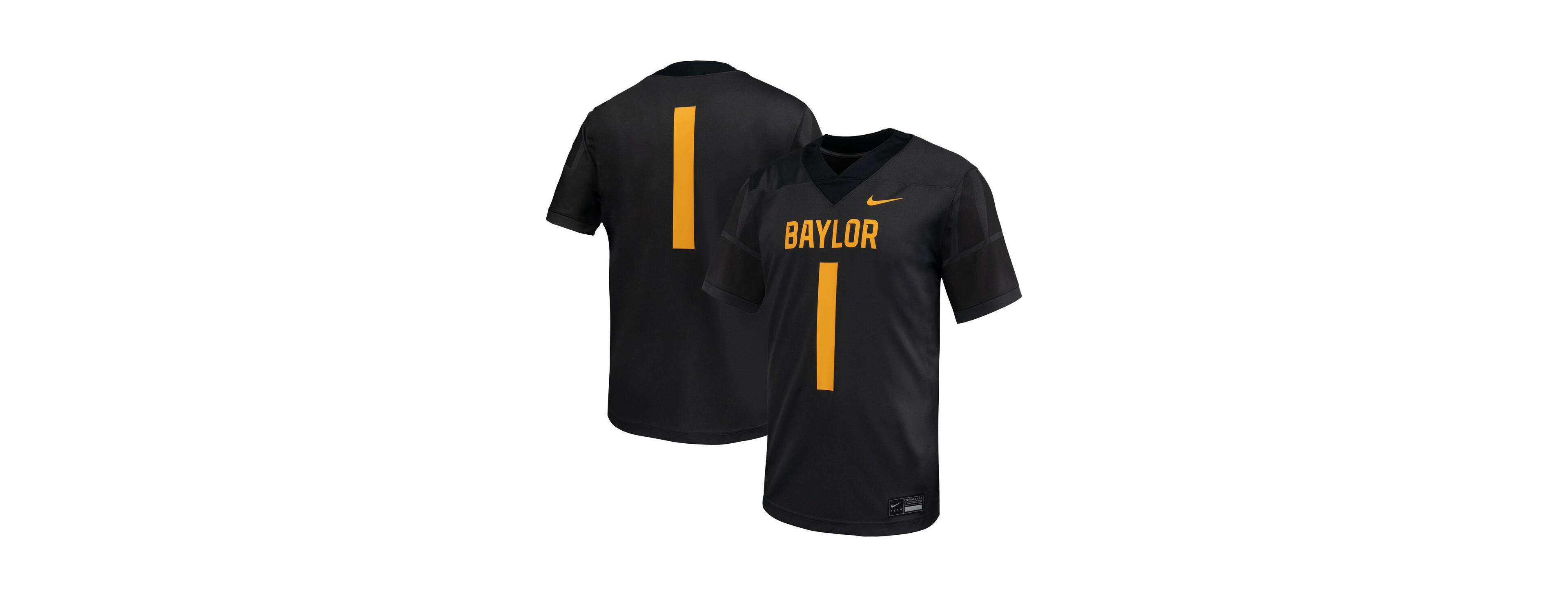 Nike Men's Anthracite Baylor Bears Untouchable Replica Football Jersey