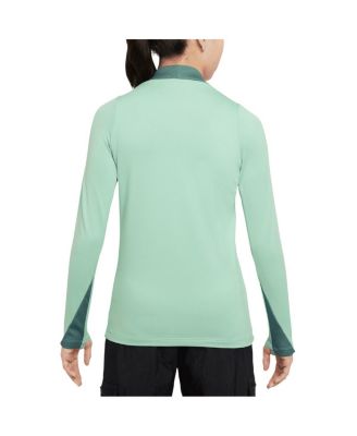 Big Boys and Girls Green Tottenham Hotspur 2024/25 Third Strike Drill Performance Quarter-Zip Top