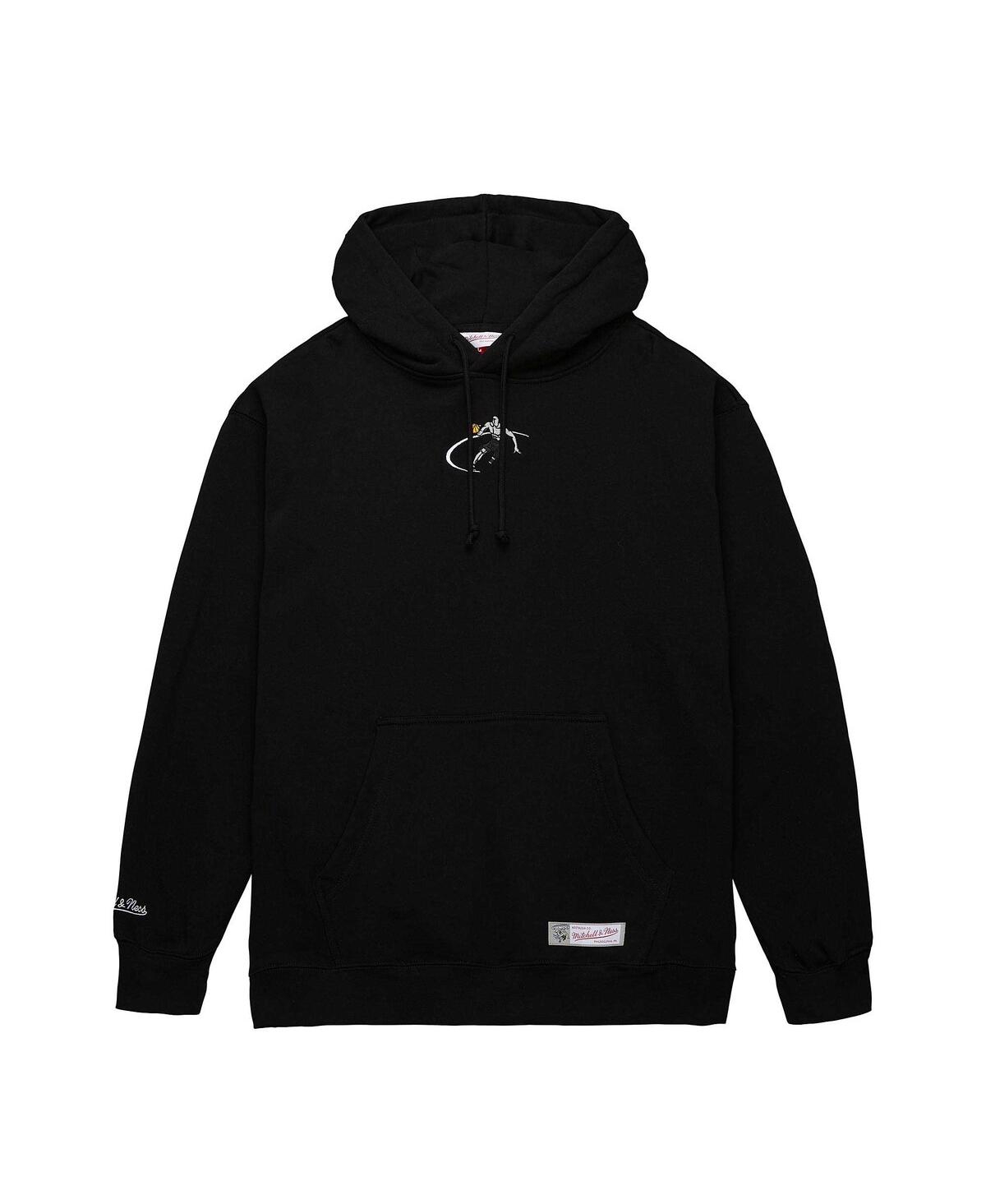Mitchell & Ness Men's M&n X And1 Pullover Hoodie Black Pullover Hoodie In Black