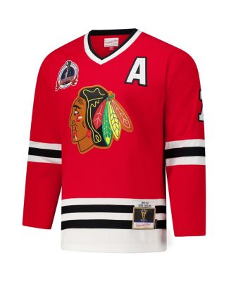 Men's Chris Chelios Red Chicago Blackhawks 1991-92 Power Play Jersey