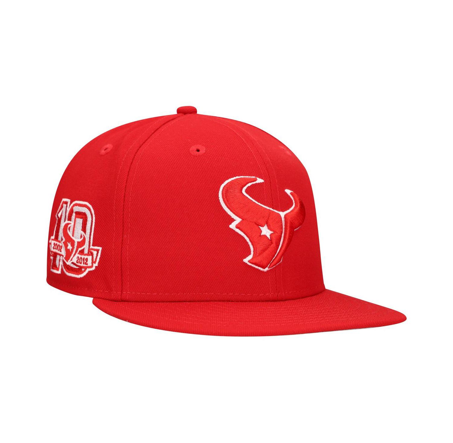 Men's Red Houston Texans Main Patch 59FIFTY Fitted Hat