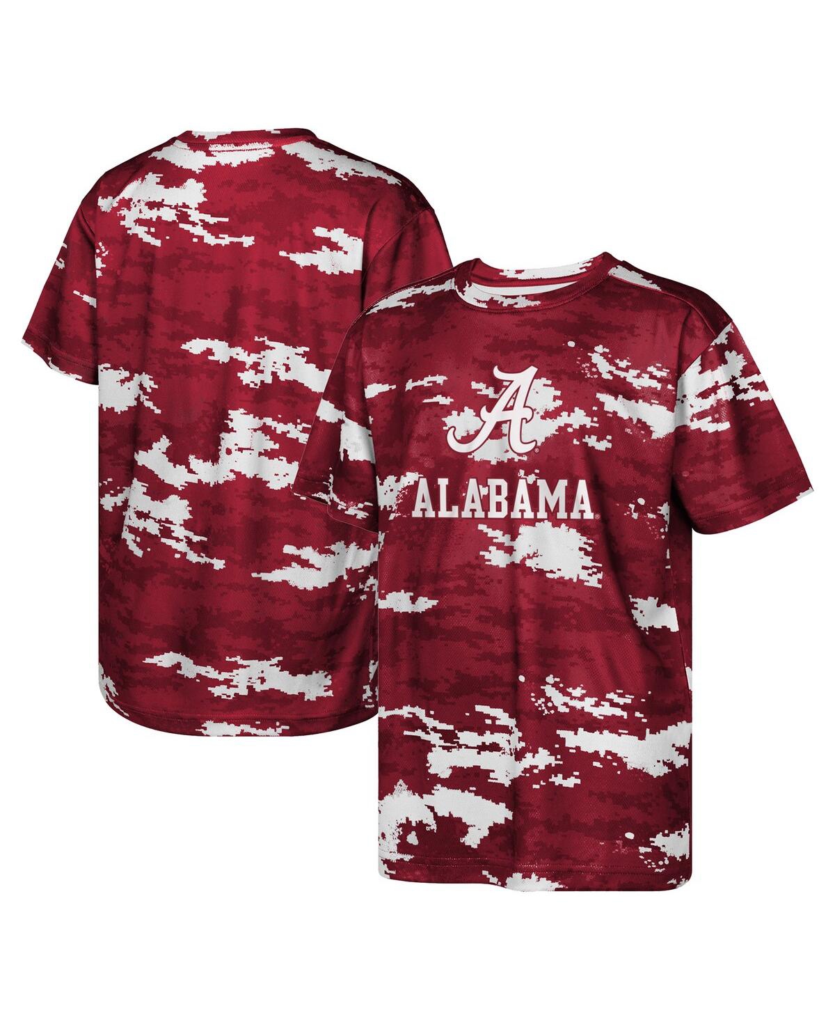Outerstuff Big Boys And Girls Crimson Alabama Crimson Tide Scrimmage T-shirt In Crimson