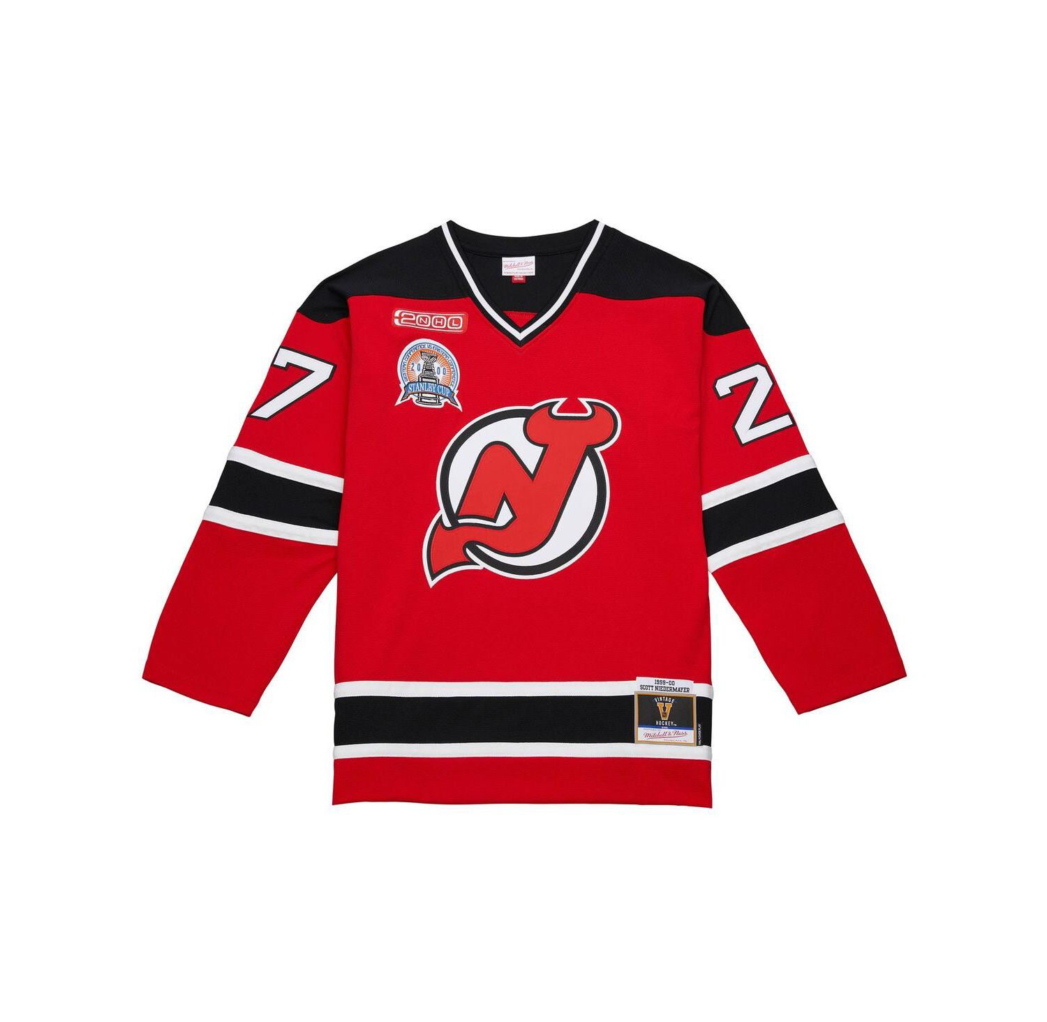 Men's Scott Niedermayer Red New Jersey Devils Big & Tall 1999/00 Blue Line 2.0 Jersey