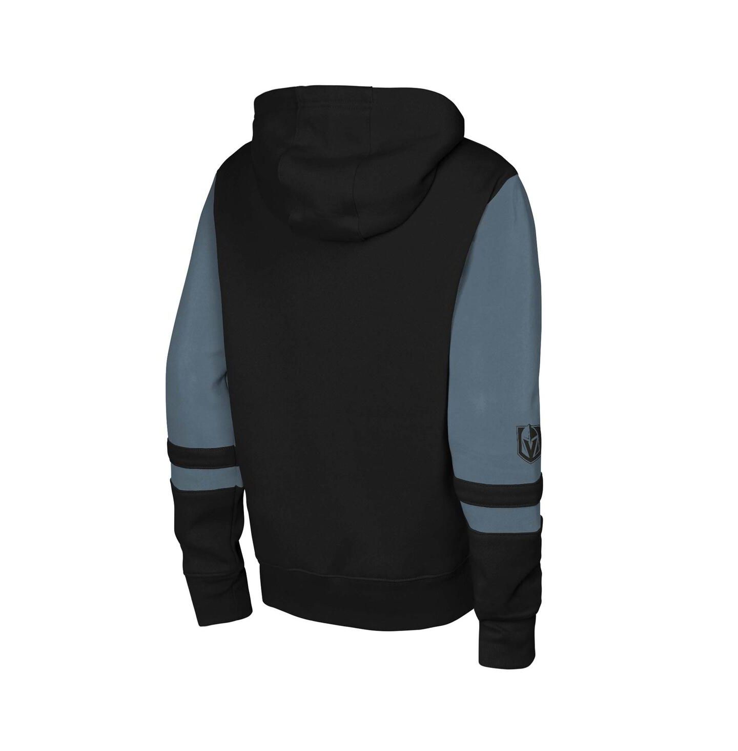 Детское худи Outerstuff Black Vegas Golden Knights Face Off Full-Zip — фото 3