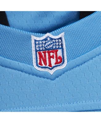 Men's Warren Moon Light Blue Houston Oilers Player Name Number Hoodie Legacy Jersey