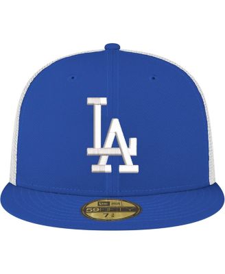 Men's Royal Los Angeles Dodgers Team Color 59FIFTY Trucker Fitted Hat