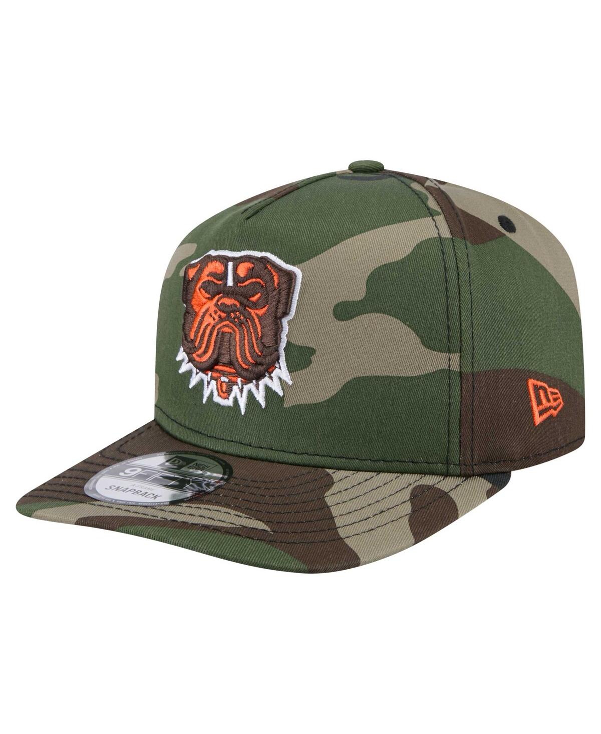 New Era Men's Camo Cleveland Browns Woodsy 9FIFTY Snapback Hat