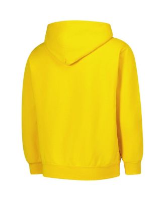 Big Boys and Girls Maize Michigan Wolverines Campus Pullover Hoodie