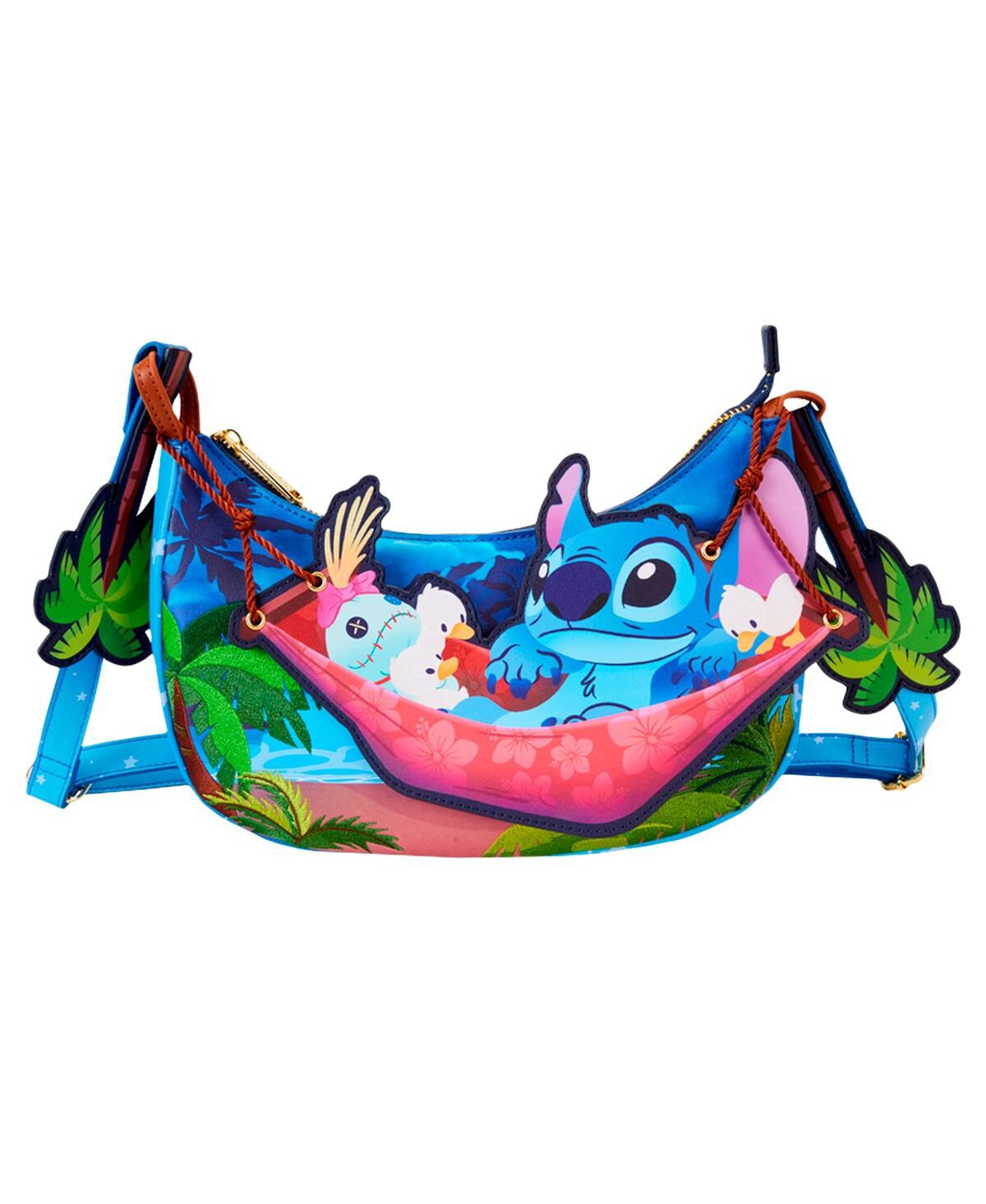Lilo and Stitch Camping Cuties Hammock Crossbody Handbag