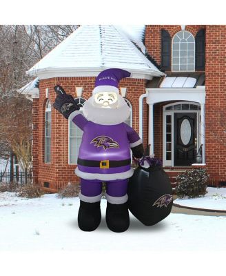Baltimore Ravens 7' Inflatable Santa