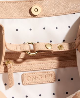 Jyyll Large Solid Tote with Removable Pouch, Exclusively at Macy's 