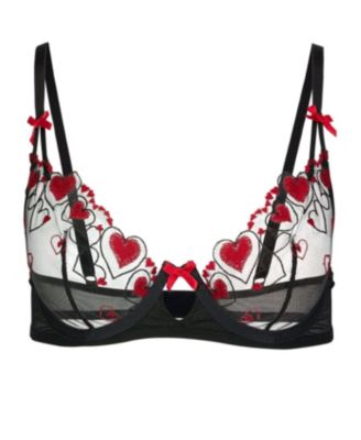 Esmay Women's Plus-Size Unlined Plunge Bra