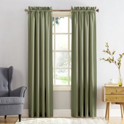 Grant Room Darkening Rod Pocket Curtain Panel, 54" x 95