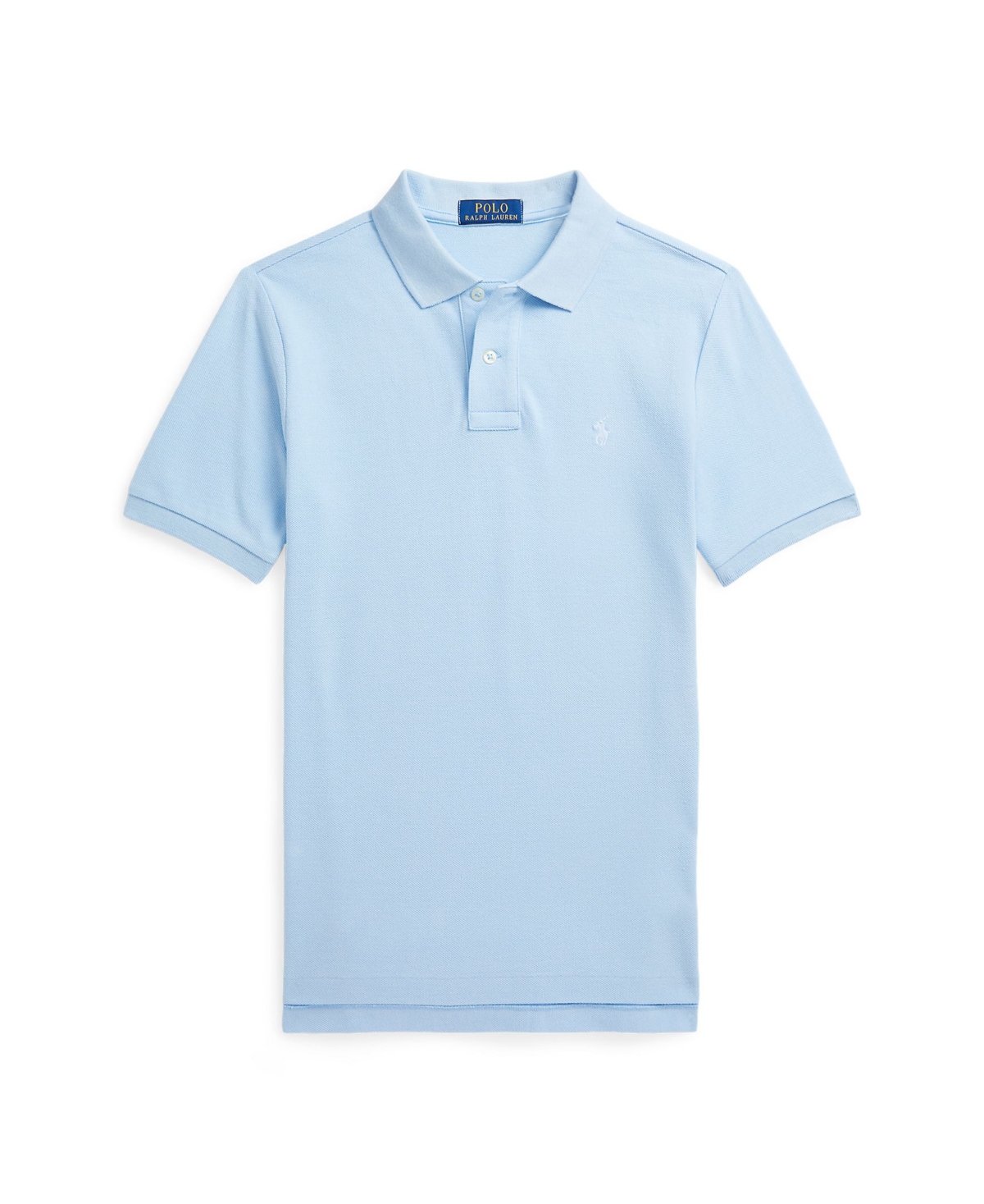 Polo Ralph Lauren Big Boys Classic Fit Cotton Mesh Polo Shirt In Office Blue