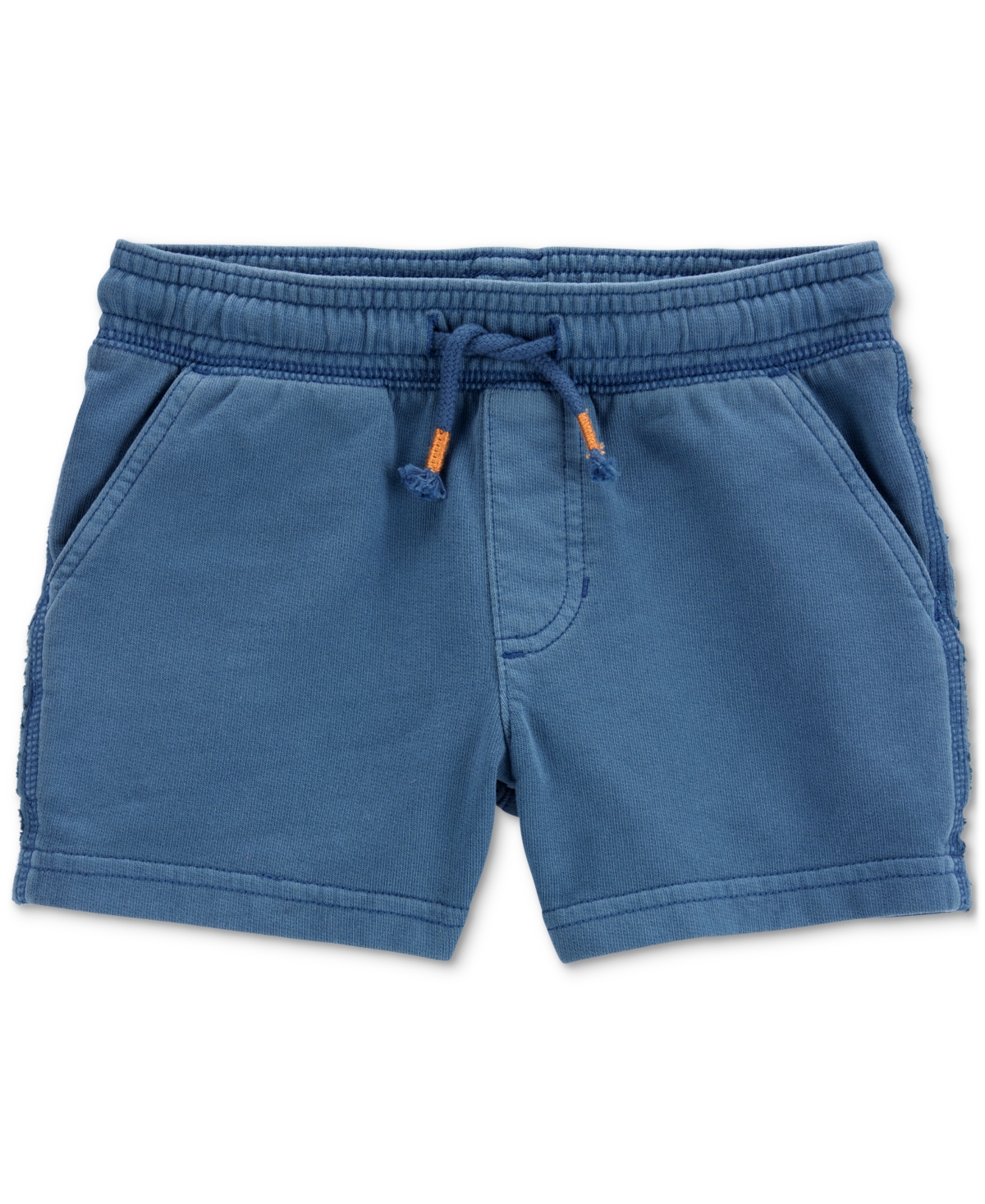 Carter's Toddler Boys Cotton French Terry Rec Shorts In Med Blue