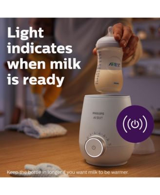 Fast Baby Bottle Warmer with Smart Temperature Control and Automatic Shut-Off