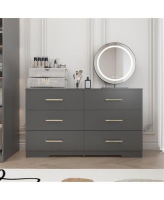 6-Drawer Dresser for Spacious and Organized Bedroom Storage