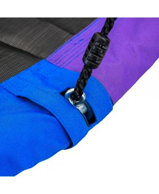 Saucer Surf Swing - Surf's Up Playground Fun with Flags - Portable, Sturdy, Holds 330lbs!