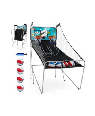 Dual Shot Basketball Arcade Game with 8 Game Modes and 4 Balls