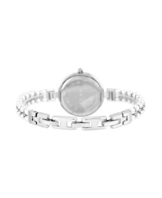 Women's Fine Silver Plated Analog Watch