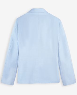 Big Boys Stretch Linen-Look Sport Coat
