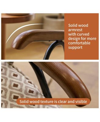 Modern Accent Chair High Back, Living Room Chairs with Metal Legs and Soft Padded