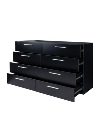 8-Drawer Double Dresser for Bedroom, Wide Storage Cabinet for Living Room & Entryway