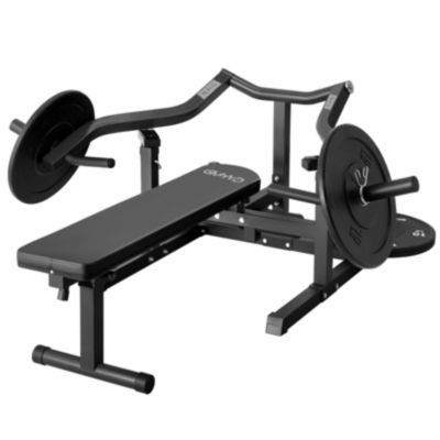 Chest Press Machine, 1050LBS Bench Press Machine with Independent Converging Arms, Adjustable Flat Incline Bench for Chest, AB Workouts, Shoulder Home Gym Equipment, V1
