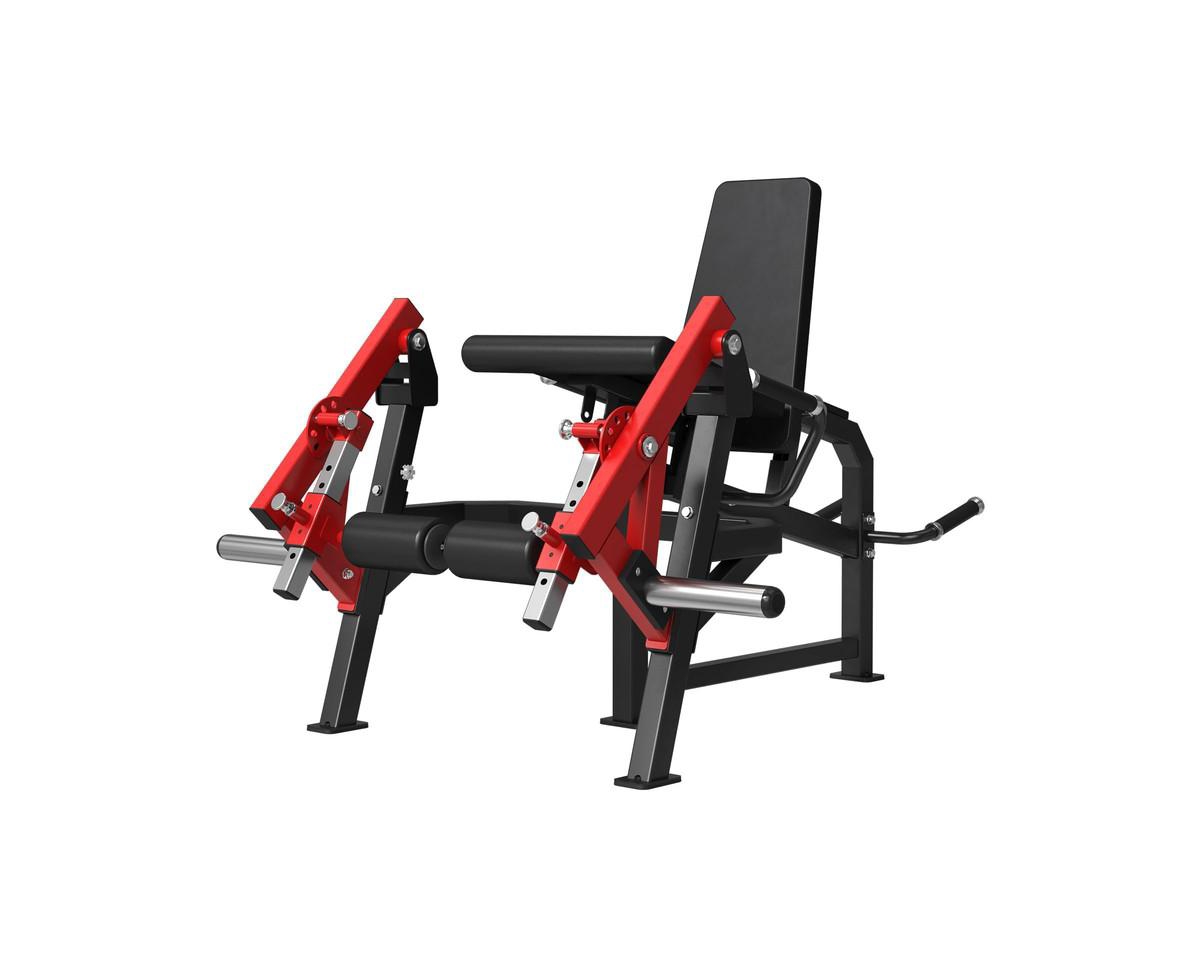 Leg Extension and Curl Machine, Single Leg Extension, Lying Leg Curl, Standing Leg Curl, Adjustable Leg Exercise Bench with Plate Loaded, Leg